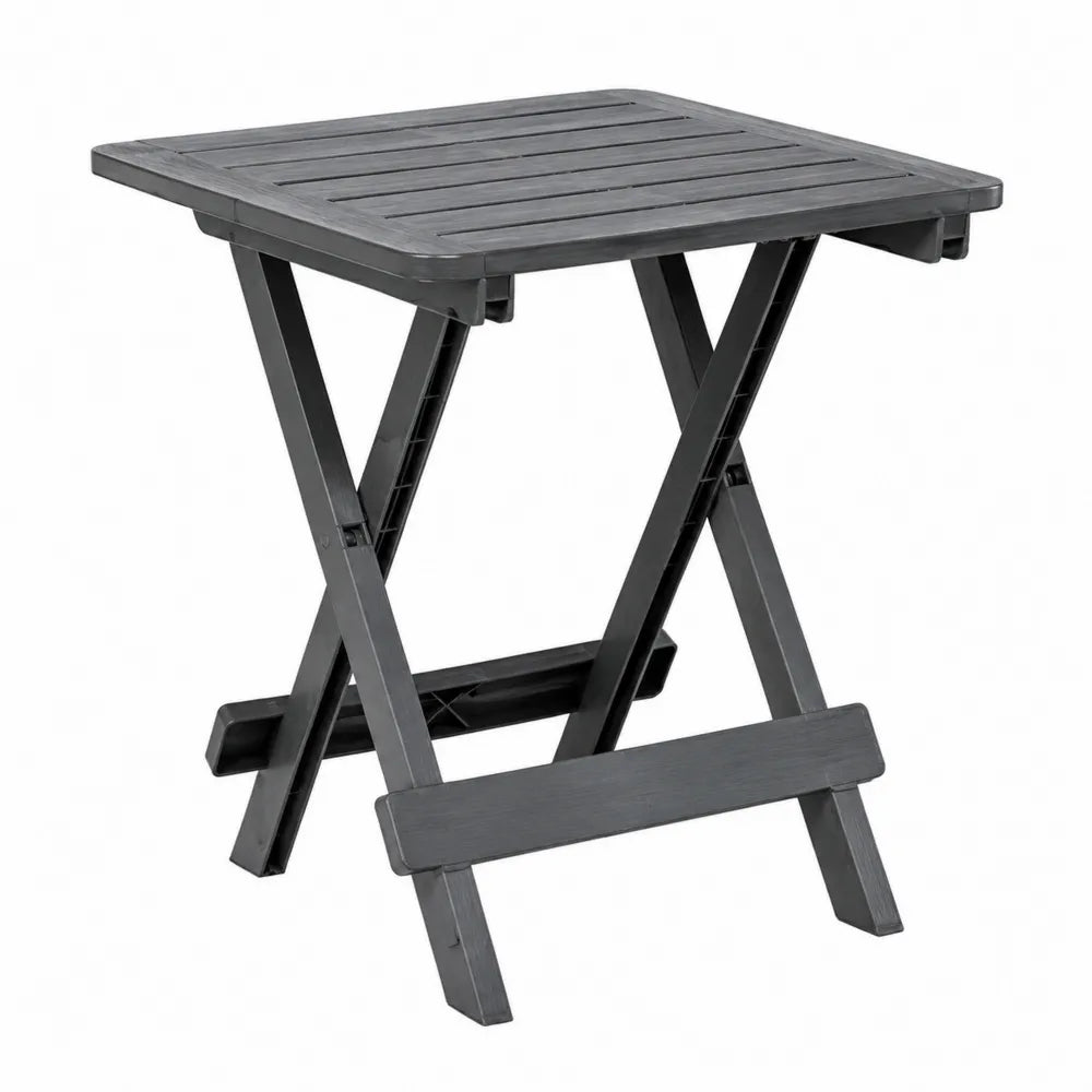 Klappbarer Kunststofftisch in Schwarz