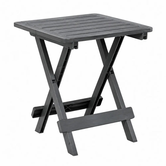 Klappbarer Kunststofftisch in Schwarz